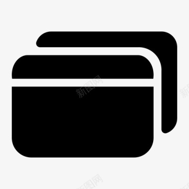 信用卡银行卡购物卡图标图标