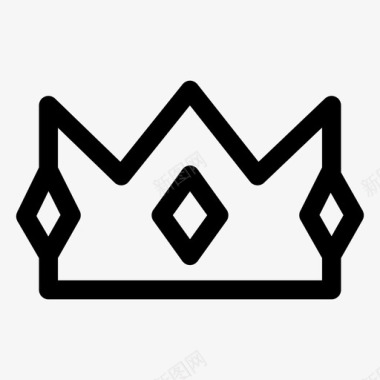 皇冠帽子国王图标图标