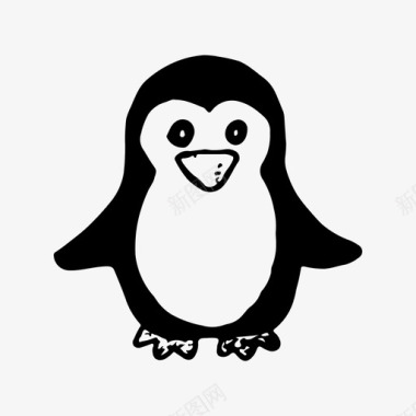 企鹅鸟海鸟图标图标