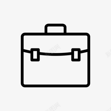 沉重的行李公文包包假日图标图标