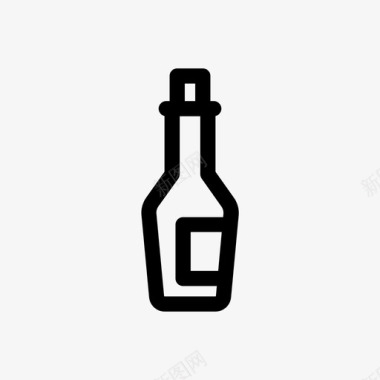 酒酒瓶聚会图标图标
