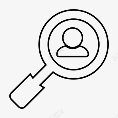 搜索人搜索人约会应用人力资源图标图标