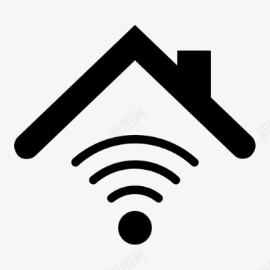 互联网wifiwifi家庭wifi住宅图标图标