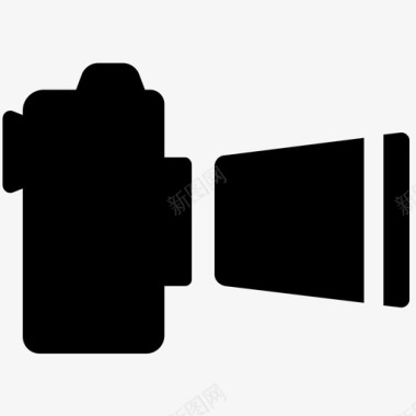 单反摄影相机单反相机图标图标