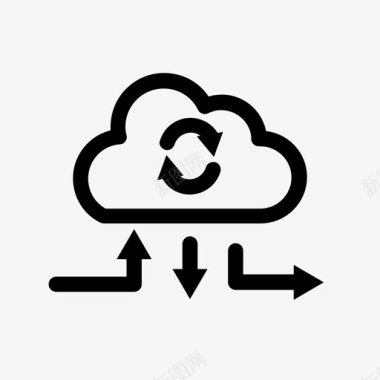 数据分析汇报云数据互联网图标图标