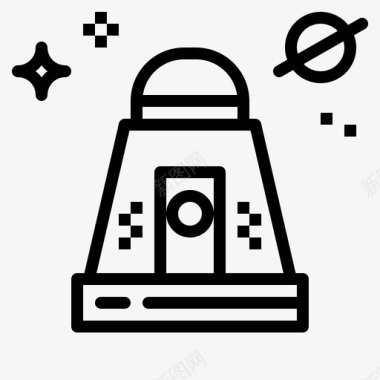 太空舱太空船图标图标