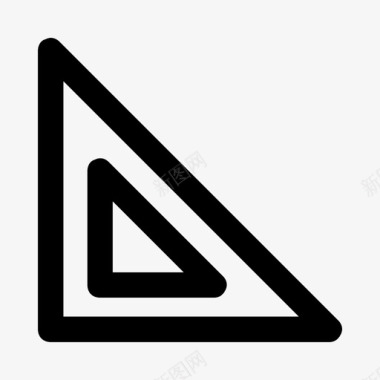 三角几何方格几何学数学图标图标
