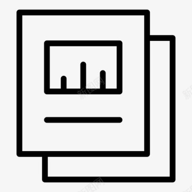 折线图文档分析折线图图标图标