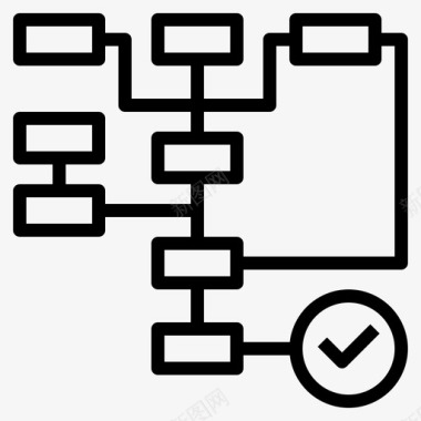 工作证明区块链pow图标图标