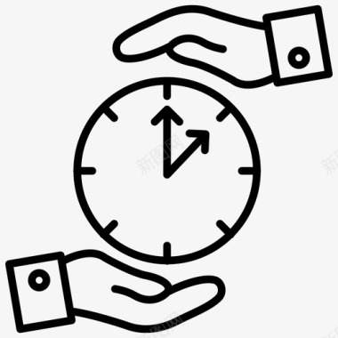 节省时间任务管理时间管理图标图标