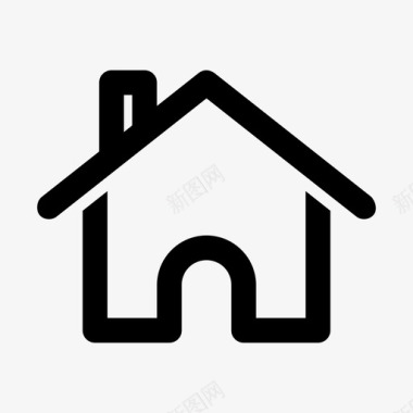 买房租房房屋家庭住宅房屋建筑图标图标