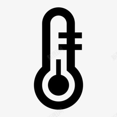 传感器温度计监控传感器图标图标