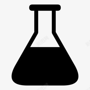 试管烧杯烧杯化学科学图标图标