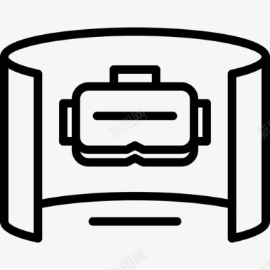 山3D3d眼镜未来科学图标图标