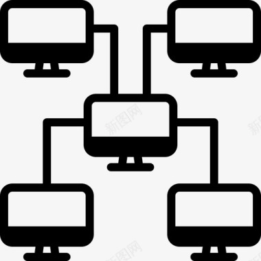 网络社区互联网图标图标