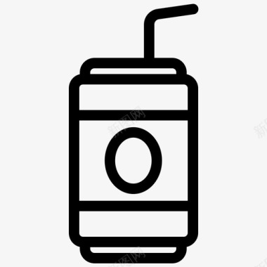 汽水罐装可乐图标图标