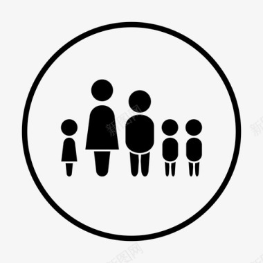 家庭大家庭幸福图标图标