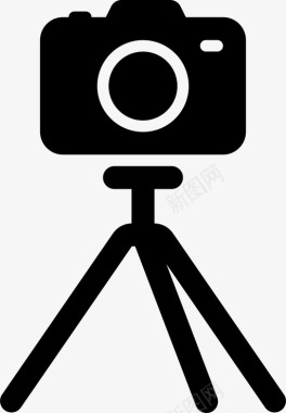 相机支架照片摄影师图标图标