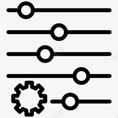 面板设置控制均衡器图标图标