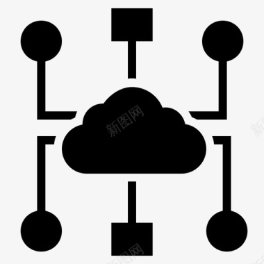 icon云账户云计算云技术网络图标图标