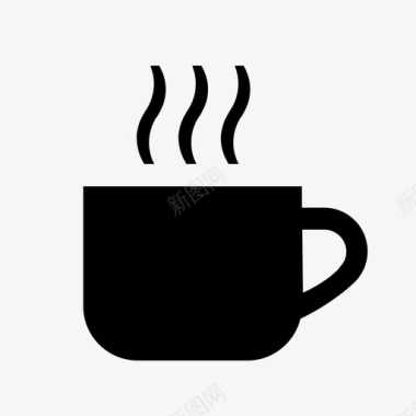 子弹孔咖啡杯子热的图标图标