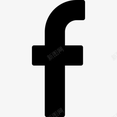 小小的犄角小小的Facebook标志社交媒体社交网络图标图标