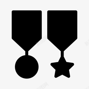 奖状喜报奖章奖品体育图标图标