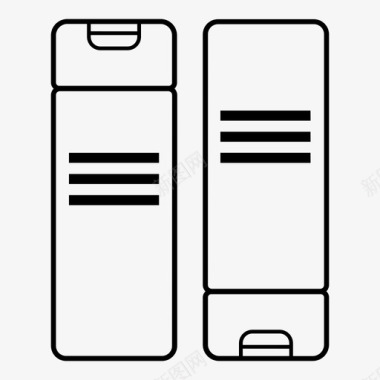 护发素洗发水瓶护发素容器图标图标