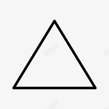 三角形几何图形符号图标图标
