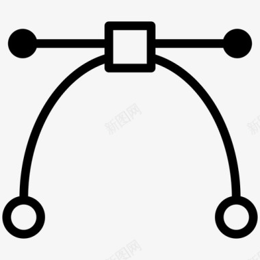 灰色点向量连接图标图标