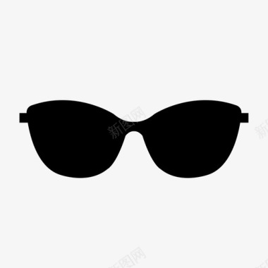 太阳镜眼镜女性时尚固体图标图标