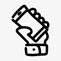 手机网络应用手机智能手机科技图标高清图片