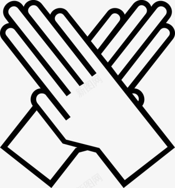 像手和手势手方块手势图标图标