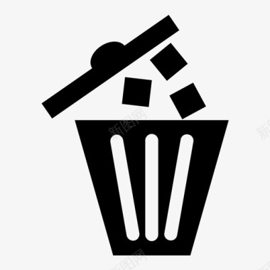 垃圾删除图标垃圾桶删除垃圾图标图标