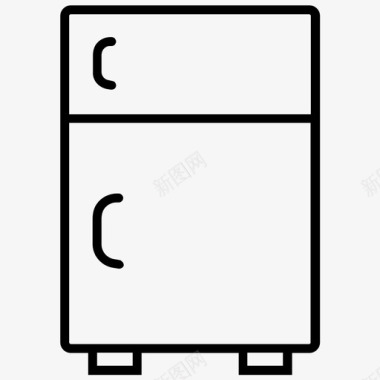 储藏室冰箱家用电器储藏室图标图标