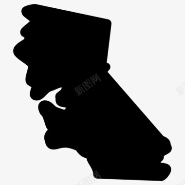 加利福尼亚加利福尼亚加利福尼亚地图加利福尼亚州图标图标