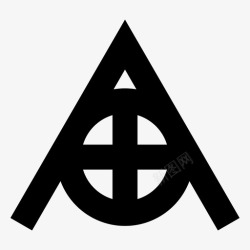 阿瓦隆阿瓦隆小行星占星术图标高清图片