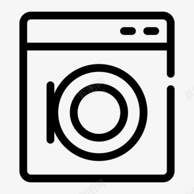 洗衣房洗衣机宿舍缝隙介质图标图标