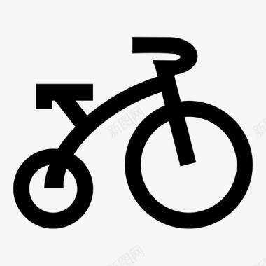 三轮车婴儿自行车儿童图标图标