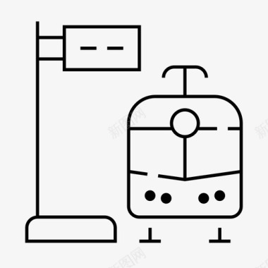 福冈地铁的标志火车站公共交通地铁图标图标