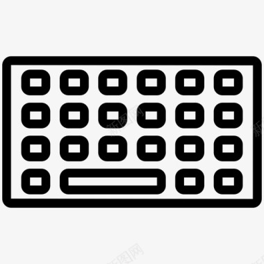 键盘硬件按键图标图标