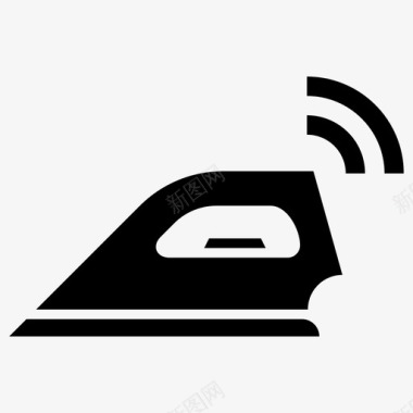 wifi互联网智能熨斗家用互联网图标图标