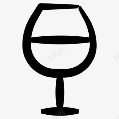 玻璃杯葡萄酒杯墨水精华卷3图标图标