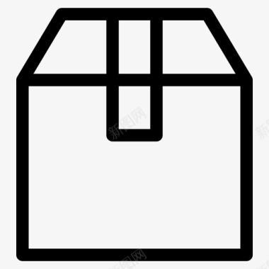 包装箱装运包装箱包装图标图标