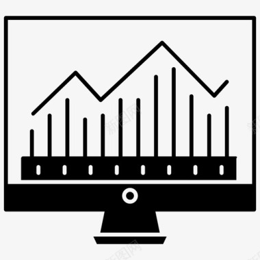 显示效果图分析业务图表图标图标