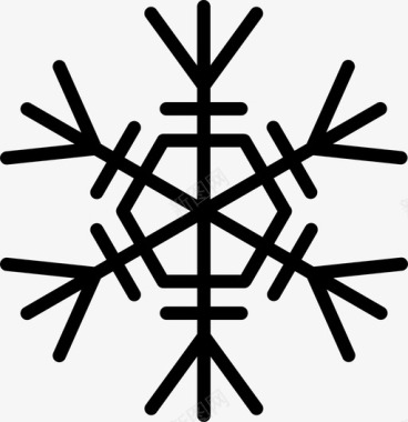 雪花水晶图案图标图标
