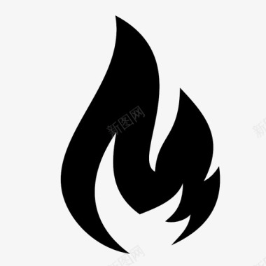 火焰燃烧火鸟图标图标