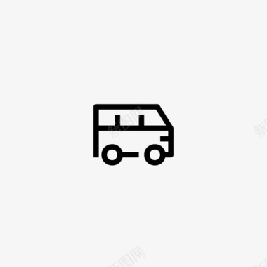 货车公共汽车goracio摄影服务图标图标