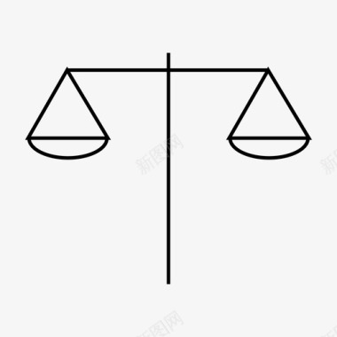 正义公平法律图标图标