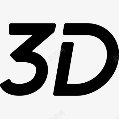 3D符号技术硬件图标图标